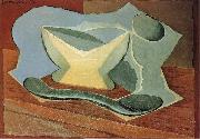 Juan Gris Bottle and cup oil painting artist